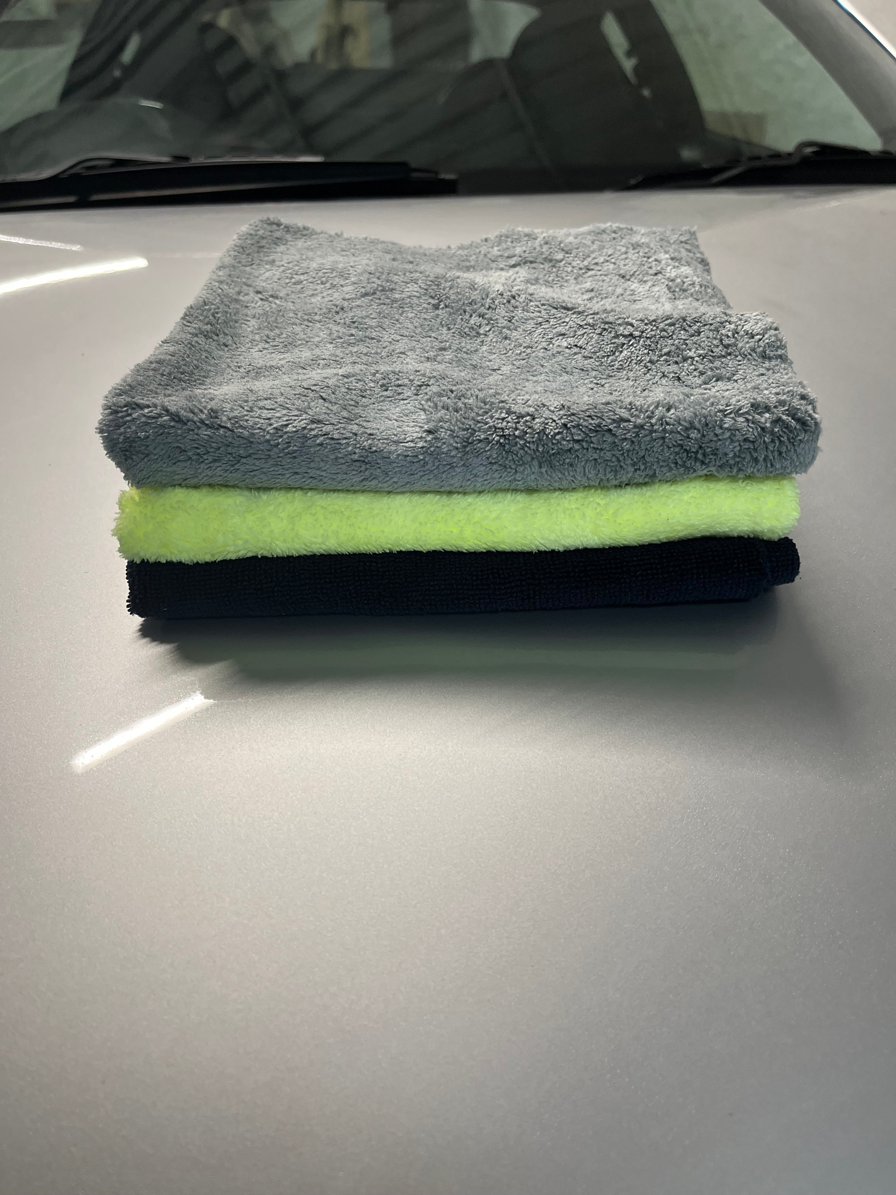 Pack of 3 Premium Microfibre Cloths