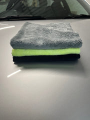 Pack of 3 Premium Microfibre Cloths