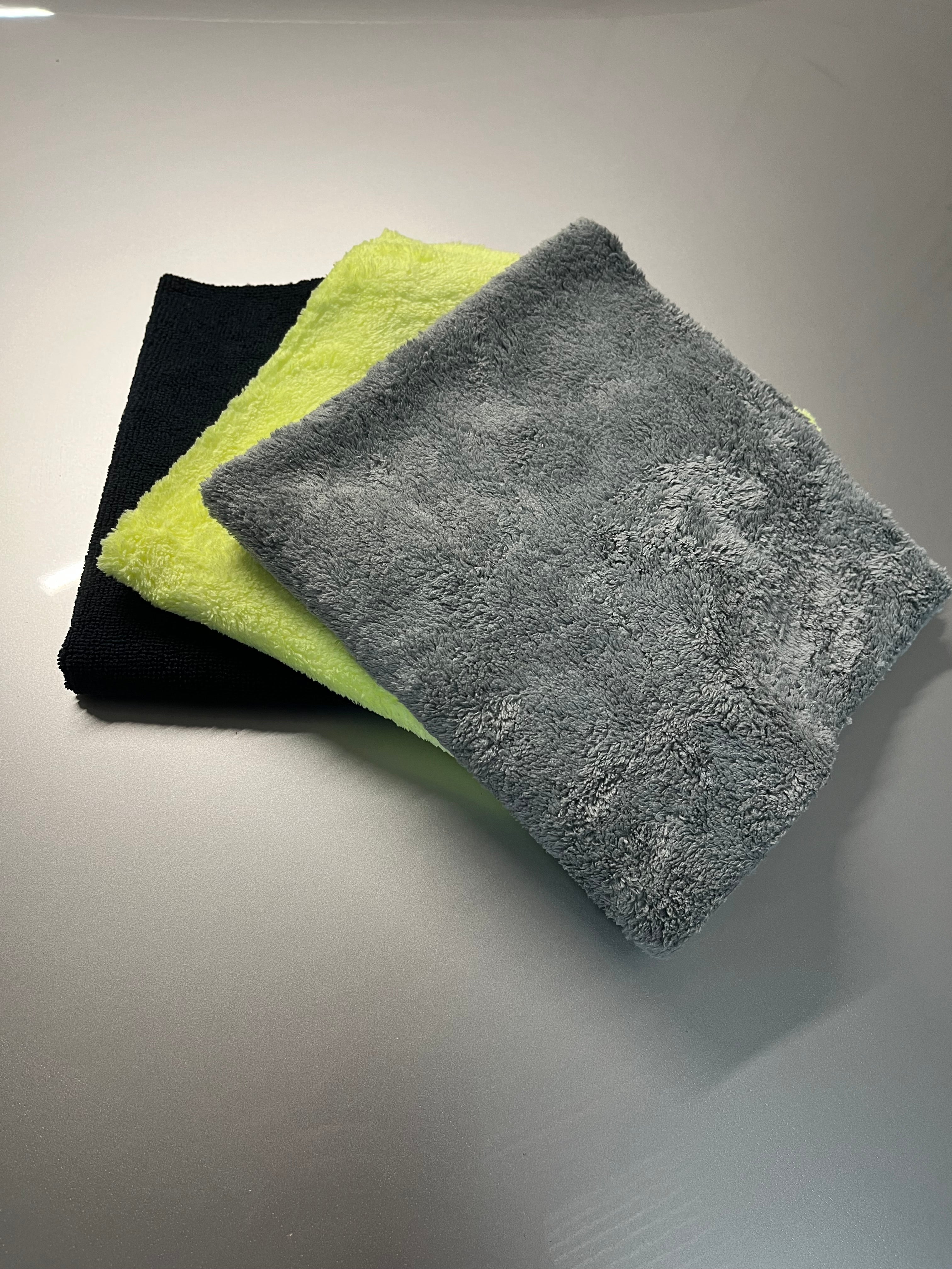 Pack of 3 Premium Microfibre Cloths